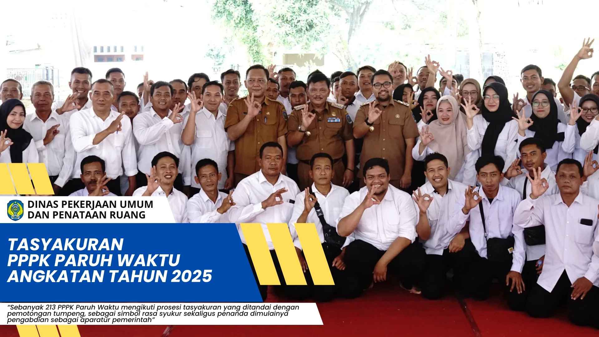 Tasyakuran PPPK Paruh Waktu Angkatan 2025 Menjadi Komitmen Baru Dinas PUPR Menuju Nganjuk Melesat